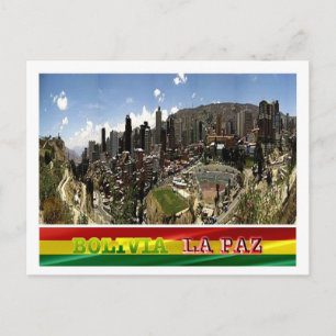 Bolivia - La Paz - Vykort