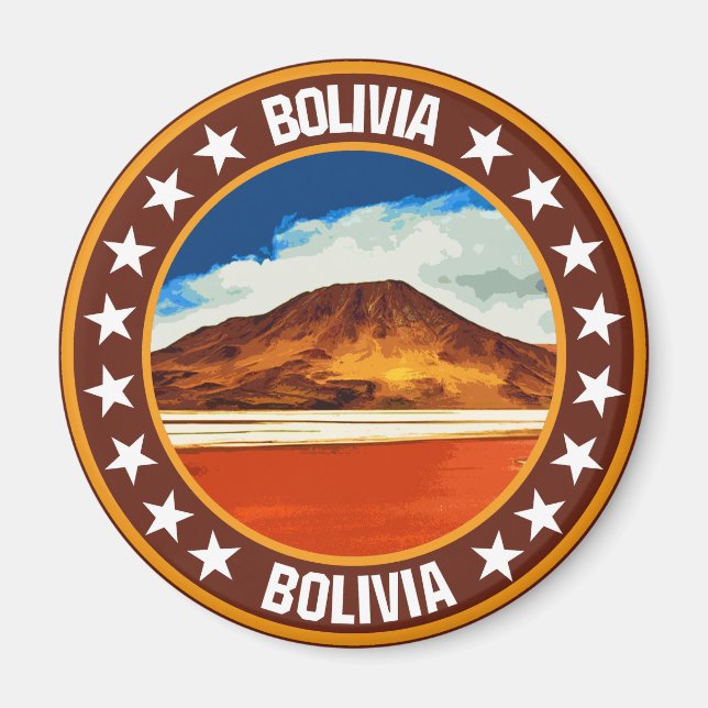Bolivia Magnet (Framsidan)