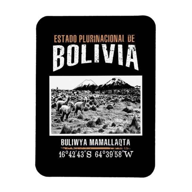 Bolivia Magnet (Vertikal)