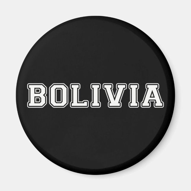 Bolivia Magnet (Framsidan)