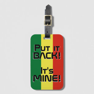 Bolivia National Flagga Funny Patriotic Bagagebricka
