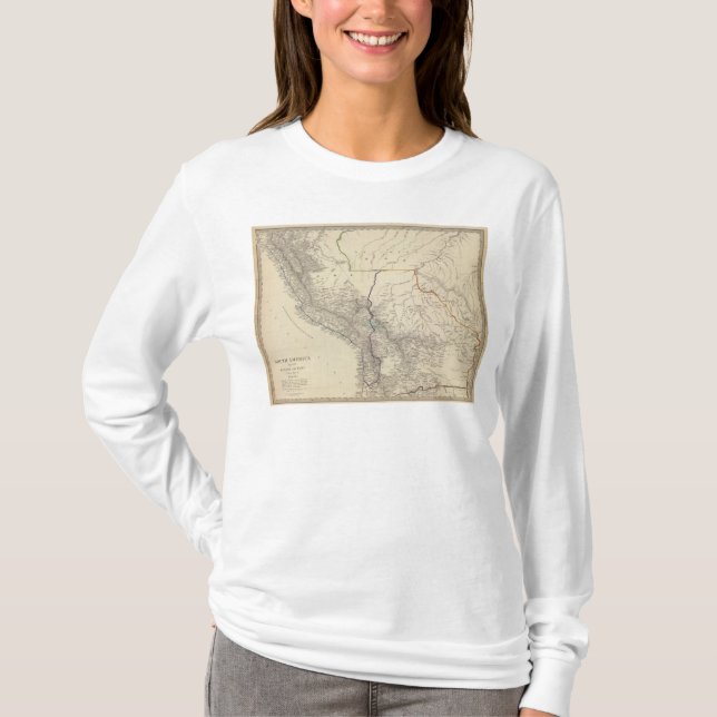 Bolivia Peru, Brasilien Tee Shirt (Framsida)
