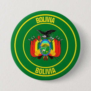 Bolivia Round Emblem Knapp