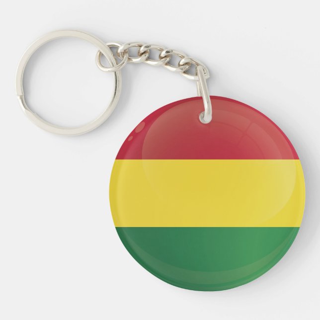 Bolivia Round Icon Flagga (Framsidan)