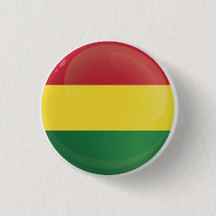 Bolivia Rund ikon flagga Knapp