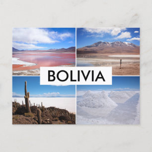 Bolivia Salar de Uyuni-samlingskort Vykort