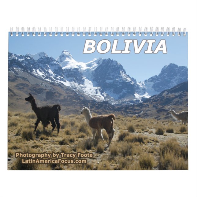 Bolivia Snö Mountain Kalender (Omslag)