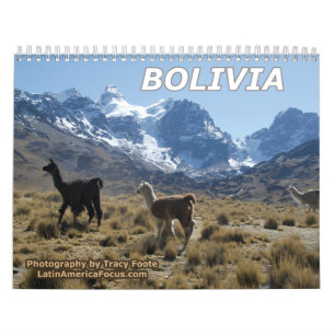 Bolivia Snö Mountain Kalender