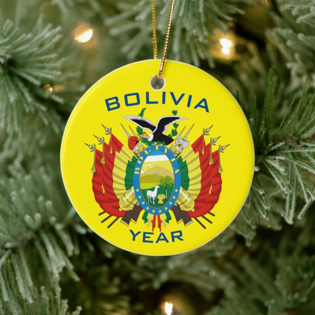 Bolivia Souvenir jul Ceramic Ornament (Träd)