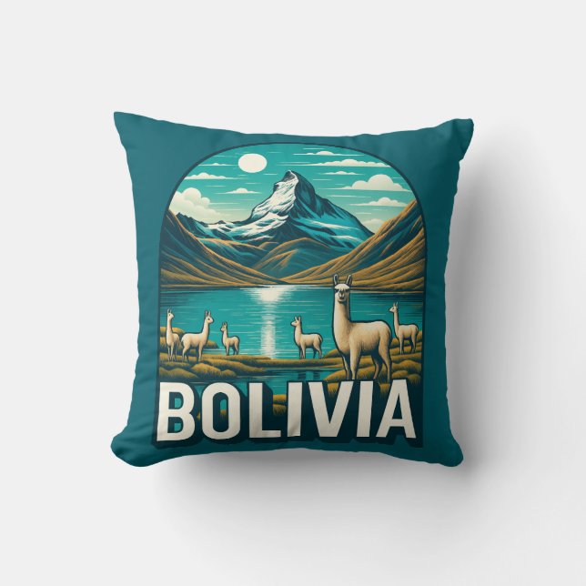 Bolivia Sydamerika Kudde (Framsida)