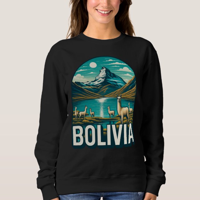 Bolivia Sydamerika T Shirt (Framsida)