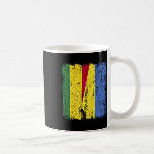Bolivia Ukraina Halv Flagga Bolivian Ukrainska Arv Kaffemugg