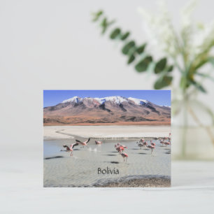 Bolivia vacker landskap vykort