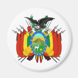 Bolivia vapensköldmagnet magnet