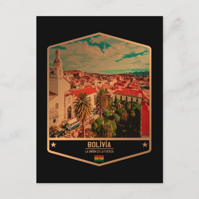Bolivia Vykort (Framsida)