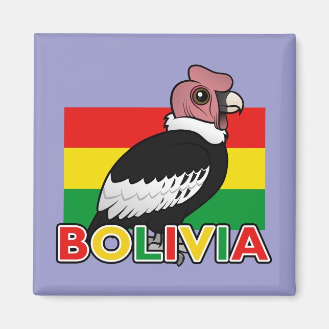 Bolivian Andean Condor Magnet (Framsidan)