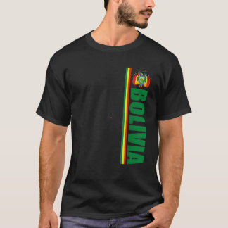 Bolivian Futbol Camisa La Verde Souvenir Flagga B T Shirt