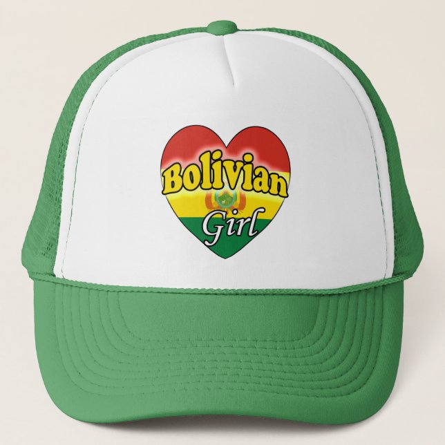 Bolivian Girl Truckerkeps (Framsida)