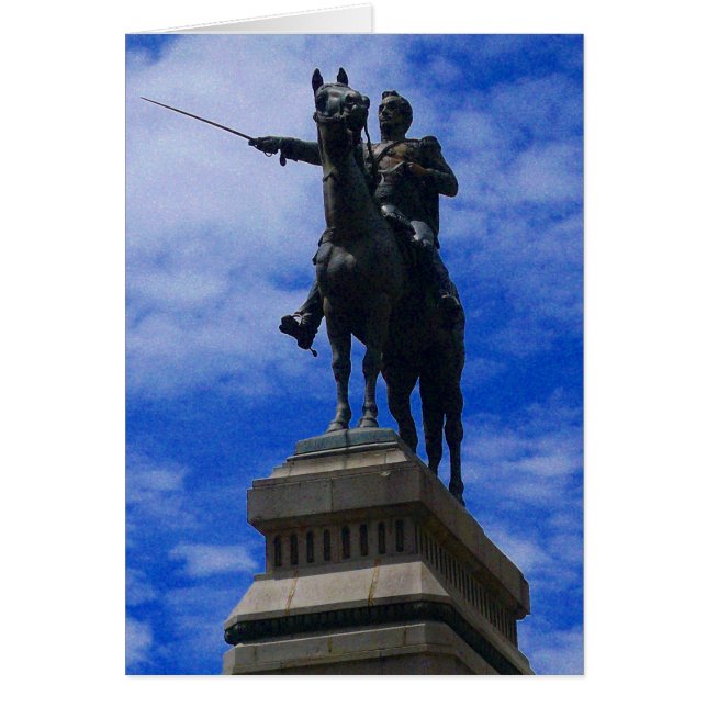 boliviansk staty hälsningskort (Framsidan)