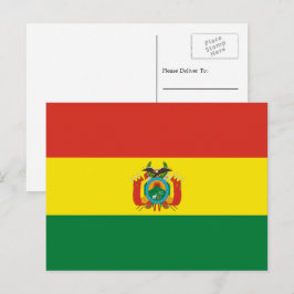 Bolivianska Flagga, Flagga Bolivia Vykort