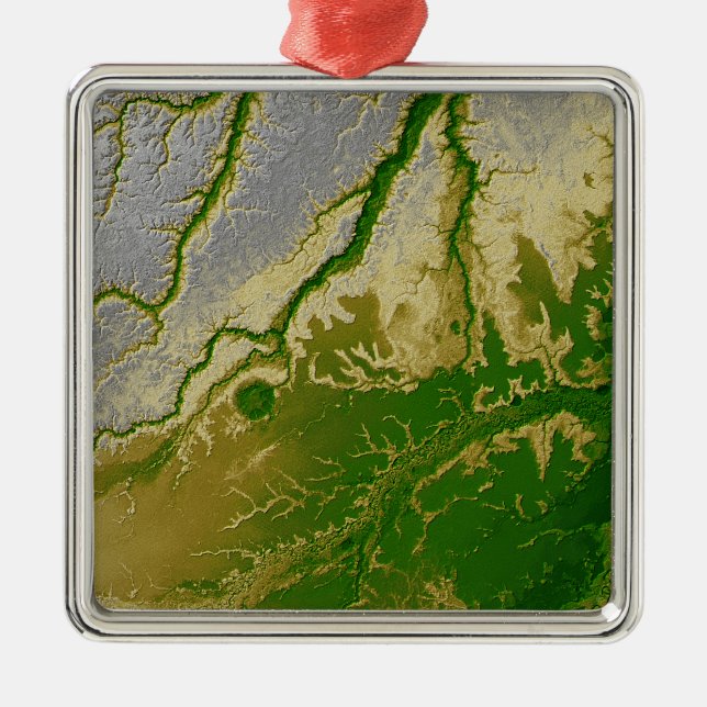 Bolivias Amazon Julgransprydnad Metall (Framsidan)