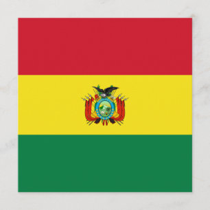 Bolivias Flagga Inbjudningar