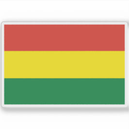 Bolivias flagga klistermärken