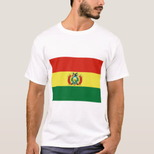 Bolivias flagga t shirt