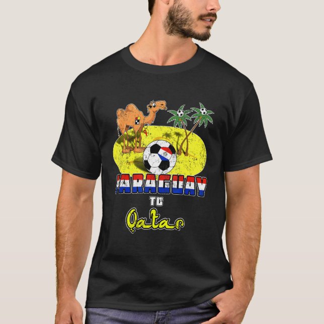 Bolivias nationella fotbollslag i Qatar Camel Hand T Shirt (Framsida)