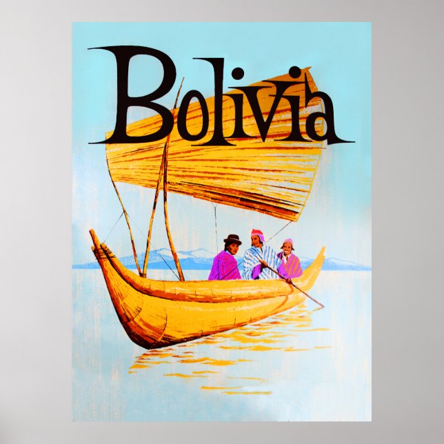 Bolivias reseaffär poster (Framsidan)