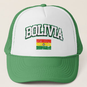 Bolivias Vintage Flagga Keps