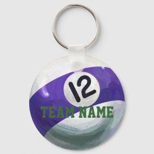 Boll 12 nyckelring