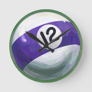 Boll 12 rund klocka