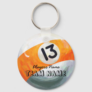 Boll 13 nyckelring