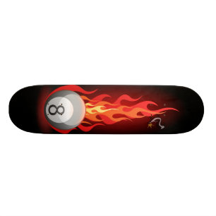 Boll 8 avfyrar på skateboard bräda 21,5 cm