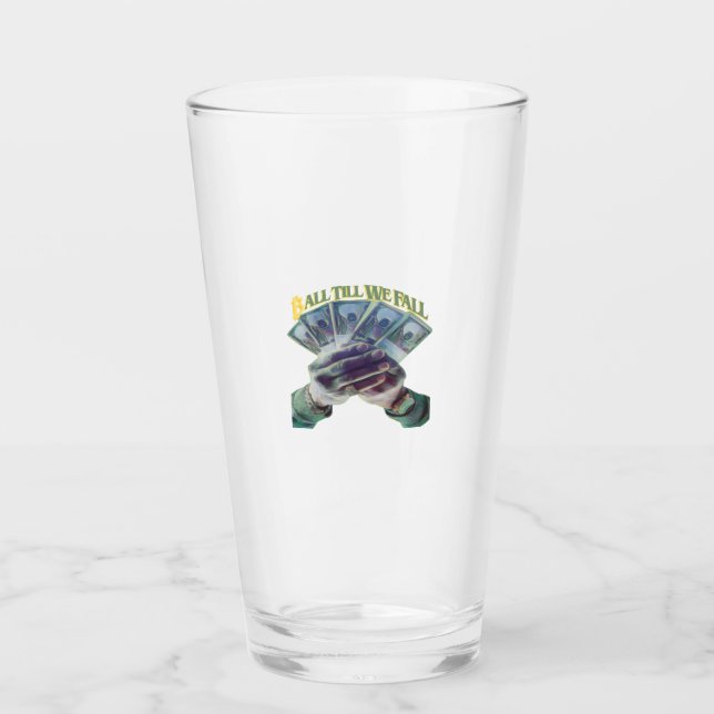 BOLL ÄNNU FALLER VI FALL TUMBLER GLASKOPP (Framsida)