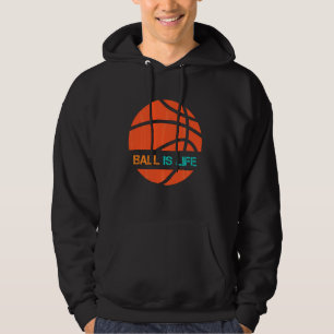Boll är Life Sports League Team Players Play Baske Hoodie