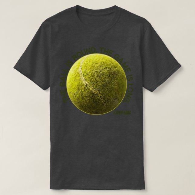 Boll är Rund och spelet är Long Bjorn Borg T Shirt (Design framsida)