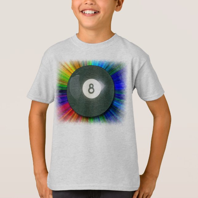 Boll åtta t-shirt (Framsida)