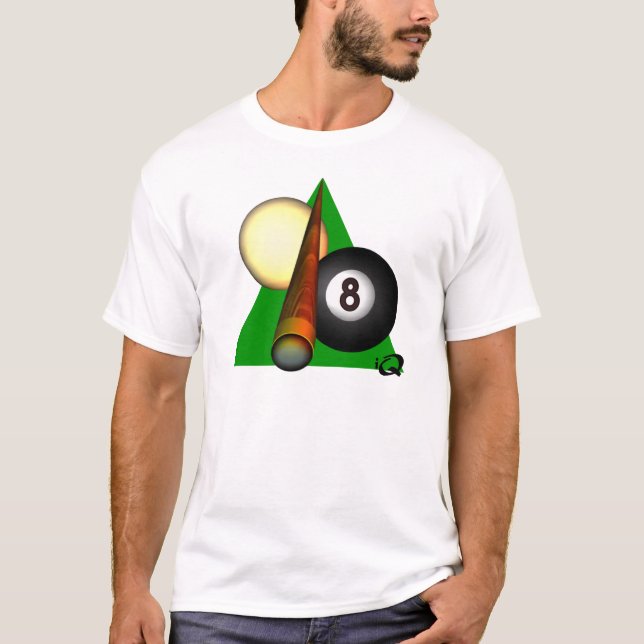 Boll åtta t-shirt (Framsida)