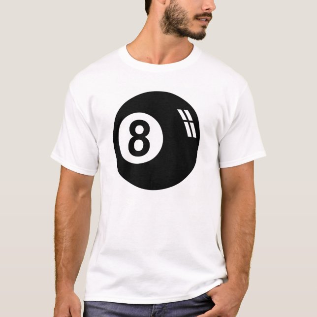 Boll åtta t shirt (Framsida)