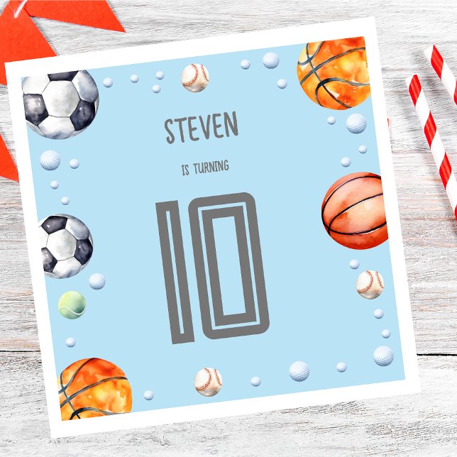 Boll barns födelsedag pappersservett (Skapare uppladdad)