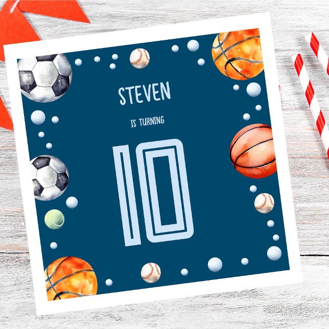 Boll barns födelsedag pappersservett (Skapare uppladdad)