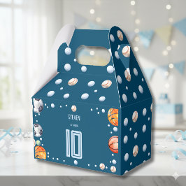Boll barns födelsedag presentaskar