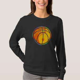 Boll Basketball Player Yin Yang Graphic Basketbal T Shirt