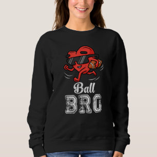 Boll Bro Heart American Football Brother Valentin T Shirt