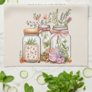 Boll Burk Whimsical Watercolor Kökshandduk