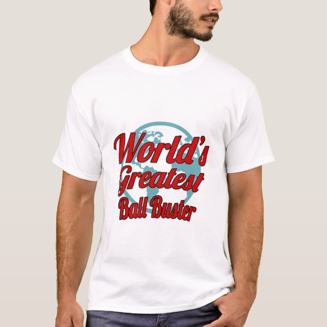 Boll Buster T-Shirt Gift/Present, Lusnycitat (Framsida)