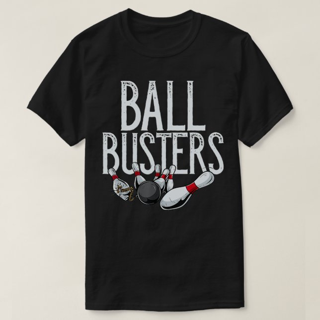 Boll Busters BowlingKopplingar som matchar Bowling T Shirt (Design framsida)