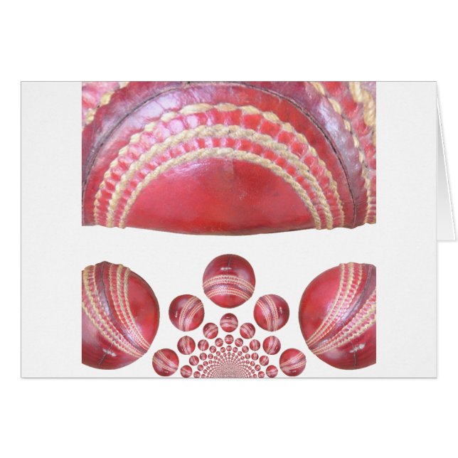 Boll-design för inspiration Internationell Red Cri Hälsningskort (Framsidan Horizontal)